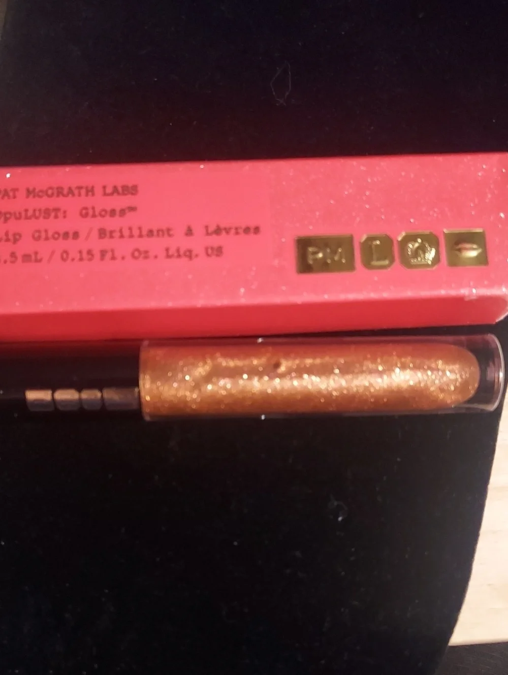 Pat McGrath Opulust Lip Gloss - Vibrant with Gold Accent Bronze seductress